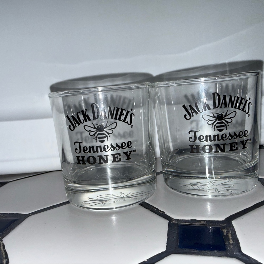 Jack Daniels Tennessee Honey Clear Glass Set